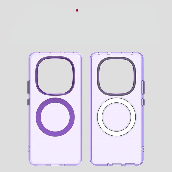 Θήκη για Xiaomi Redmi Note 14 Pro 5G / Poco X7 5G, Fusion Hybrid, για MagSafe, μωβ