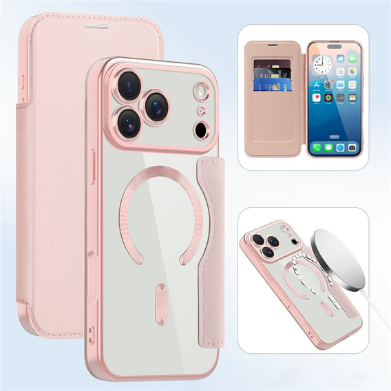 Θήκη πορτοφολιού MagSafe RFID flip με προστασία κάμερας για iPhone 17 Pro Max