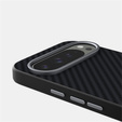 Θήκη για Google Pixel 10 / 10 Pro, ABEEL, για MagSafe, με υφή άνθρακα, μαύρο