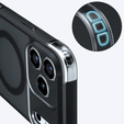 Ματ θήκη για iPhone 17 Pro Max, για Magsafe, μαύρο ματ
