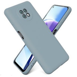 Θήκη για Xiaomi Redmi Note 9T 5G, Silicone Lite, λεβάντα γκρι