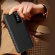 Αναδιπλούμενη θήκη για Samsung Galaxy S25 Edge, Smart View Wallet, μαύρη