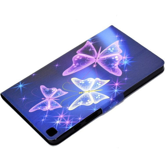 Θήκη για Samsung Galaxy Tab A7 10.4 2020 T500 T505, butterflies, μωβ