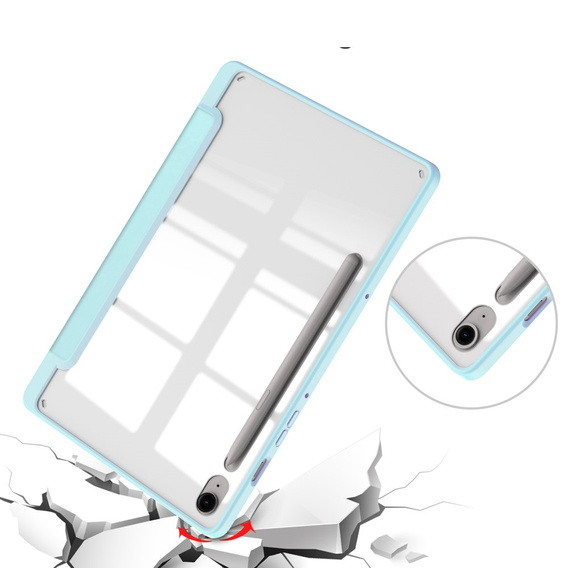 Θήκη για Samsung Galaxy Tab S10 FE+ Plus, Smartcase Hybrid, με χώρο για γραφίδα, μπλε