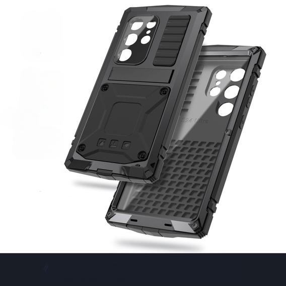 Θωρακισμένη θήκη για Samsung Galaxy S25 Ultra, R-JUST, μαύρη