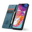 θήκη CASEME για Samsung Galaxy A70, Leather Wallet Case, μπλε