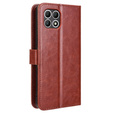 Θήκη με πτερύγιο για T Phone 2 5G, Crazy Horse Wallet, καφέ