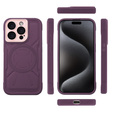 Θήκη για iPhone 15 Pro Max, ERBORD Armor Mag, μπορντό