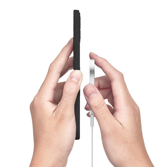 Θήκη Silicone Mag Cover μοβ για iPhone 14 Pro Max