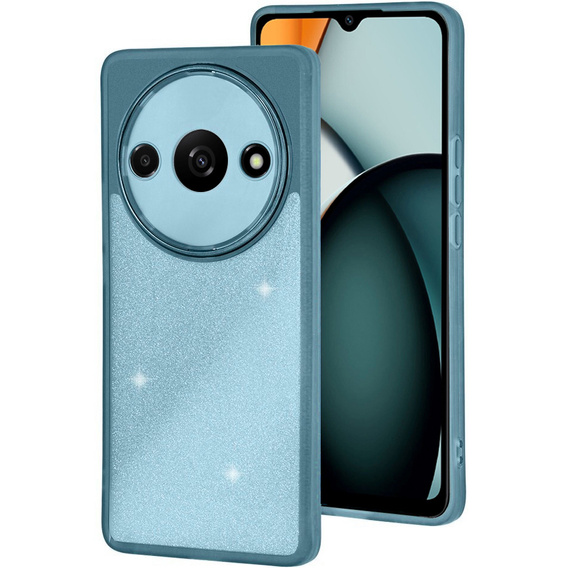 Θήκη για Xiaomi Redmi A3, Glittery Powder, μπλε