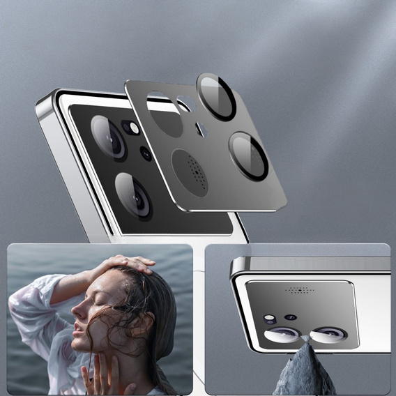 θήκη προστασίας κάμερας για το Xiaomi 13T / 13T Pro, CamShield MagSafe, διαφανές / ασημί