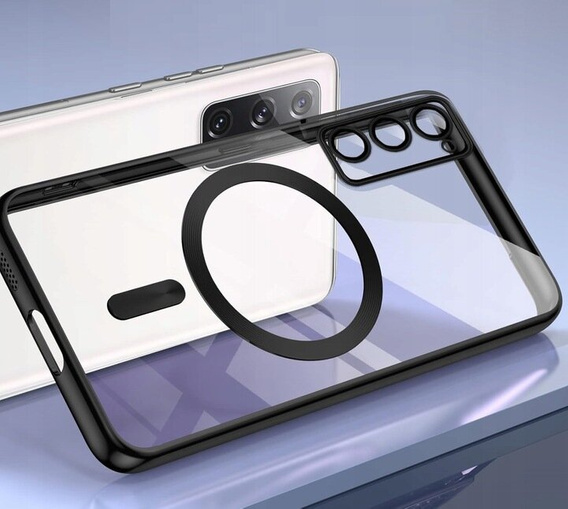 Θήκη για Samsung Galaxy S20 FE, Electro MagSafe, μαύρη + Γυαλί για την οθόνη