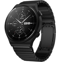 Bransoleta stalowa do Huawei Watch GT 2 Pro, Czarna