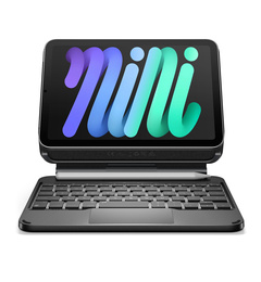 Θήκη με πληκτρολόγιο για iPad mini 8,3" 2021 (6ης γενιάς) / iPad mini 8,3" 2024 (7ης γενιάς), Dexnor Magnetic Keyboard Touchpad, μαύρο