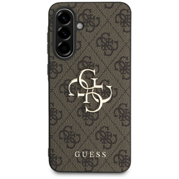 GUESS Θήκη για Samsung Galaxy A56 5G, 4G Big Metal Logo, καφέ