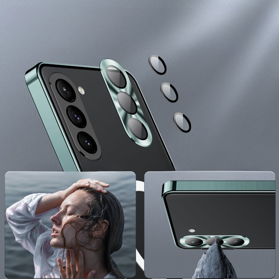 θήκη προστασίας κάμερας για το Samsung Galaxy S23 Plus, CamShield MagSafe, διαφανής / πράσινη