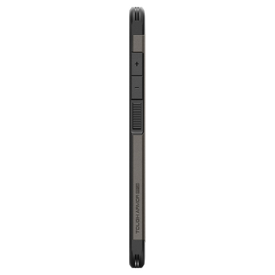 θήκη Spigen για Samsung Galaxy S25 Ultra, Tough Armor Mag Mag MagSafe, γκρι + μετριασμένο γυαλί 9H