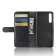 Θήκη με πτερύγιο για Huawei P20 Pro, Split Leather Wallet, μαύρη