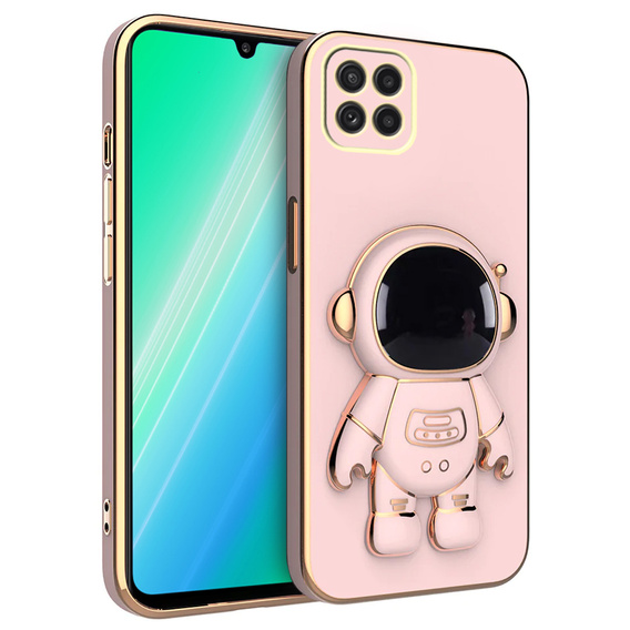 Θήκη για Samsung Galaxy A22 5G, Astronaut, ροζ rose gold