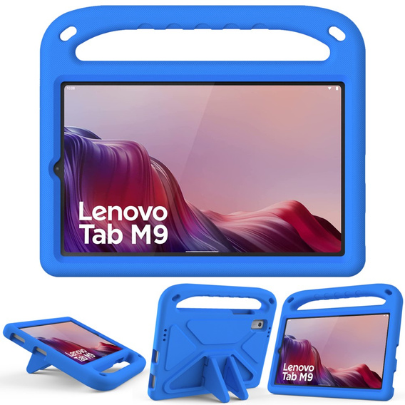 Παιδική θήκη για Lenovo Tab M9, παιδική θήκη με λαβή, μπλε
