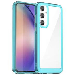 Θήκη για Samsung Galaxy A55 5G, Fusion Hybrid, διαφανής / μπλε