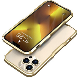 Θήκη LUPHIE για iPhone 13 Pro, Armor Bumper, χρυσή