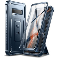 Θωρακισμένη θήκη για Samsung Galaxy S10, Dexnor Full Body, μπλε