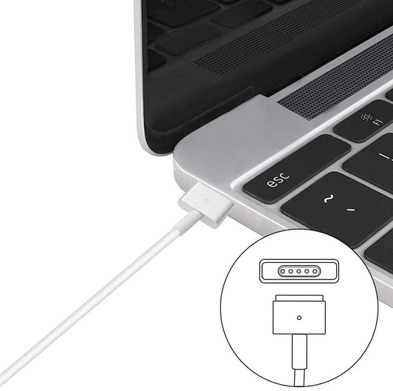 Τροφοδοτικό 45W για Apple Macbook Air 11/13 14,85V 3,05A με καλώδιο Magsafe 2 «T»