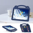 Παιδική θήκη για iPad 10.9 2022 10 Gen, Cute Patterns, με βάση, σκούρο μπλε
