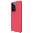 NILLKIN θήκη για Xiaomi Poco X5 Pro 5G, θήκη Super Frosted Shield, κόκκινη