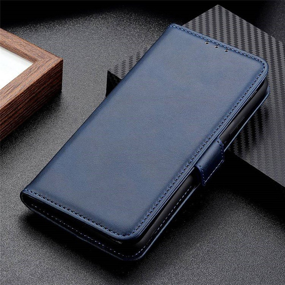 Θήκη με πτερύγιο για Nokia G60 5G, Wallet PU Leather Case, μπλε