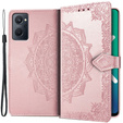 Θήκη με πτερύγιο για Realme 9i / Oppo A96, Mandala, ροζ rose gold