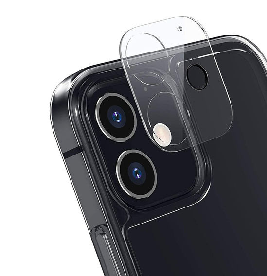 Μετριασμένο γυαλί για κάμερα για το iPhone 12, διαφανής