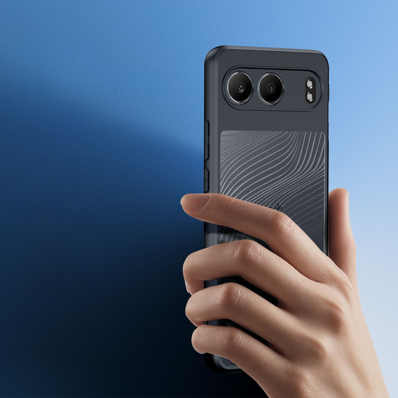 θήκη DuxDucis για το OnePlus Nord 4, Aimo Case, διαφανής / μαύρη