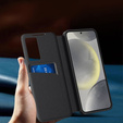 Αναδιπλούμενη θήκη για Samsung Galaxy S23 FE, Smart View Wallet, μαύρη