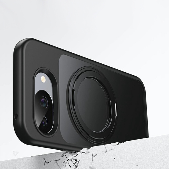 Θήκη για Google Pixel 10a, για MagSafe, με βάση, μαύρη