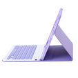 Θήκη με πληκτρολόγιο bluetooth για iPad 11" 2025 A16 (11 gen.) / iPad 10.9" 2022 (10 gen.), μωβ