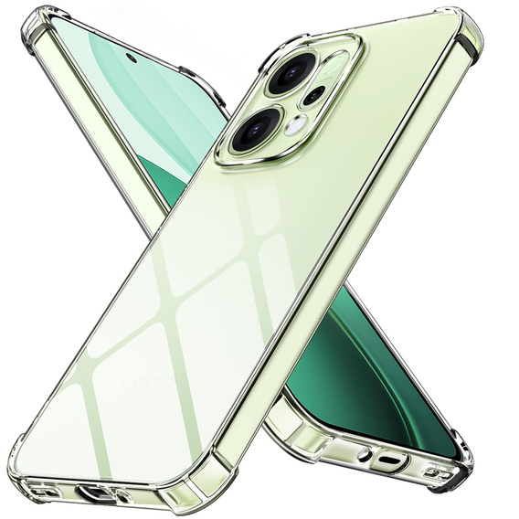 Θήκη για Oppo Reno 14, ενισχυμένη, με προστασία κάμερας, διάφανη
