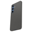 θήκη Spigen για Samsung Galaxy S25, Liquid Air, μαύρη + μετριασμένο γυαλί 9H
