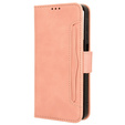 Θήκη με πτερύγιο για Xiaomi Redmi 15C 4G/LTE, Card Slot, ροζ