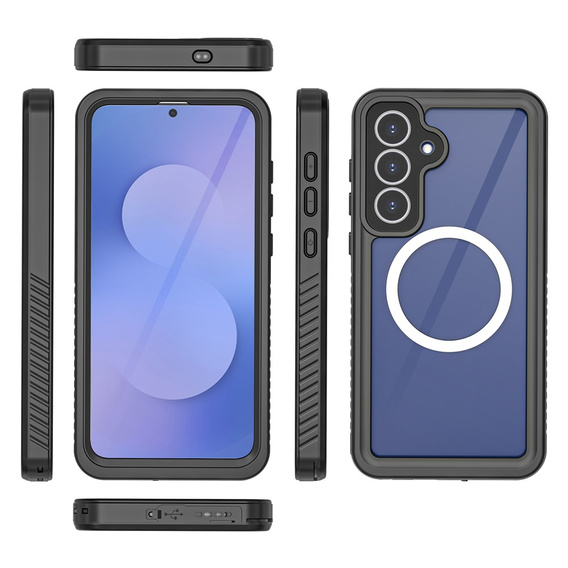 Αδιάβροχη θήκη Redpepper IP68 με προστασία 360° και MagSafe για Samsung Galaxy S25 FE