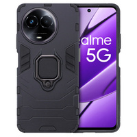 Θήκη για Realme 11 5G, Kickstand Ring, μαύρη