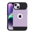 Θήκη ERBORD MagSafe Cam Slider, μοβ + γυαλί για την οθόνη για iPhone 13 / iPhone 14