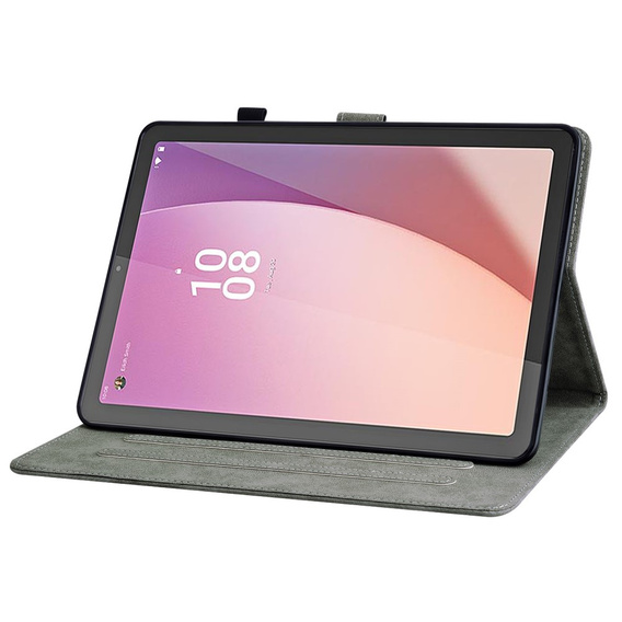 Θήκη για Lenovo Tab M9, Wallet Pen Slot, πράσινη