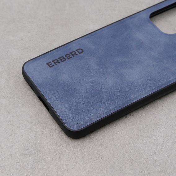 Θήκη για Samsung Galaxy A53, ERBORD Business, με πλάκα στήριξης αυτοκινήτου, μπλε