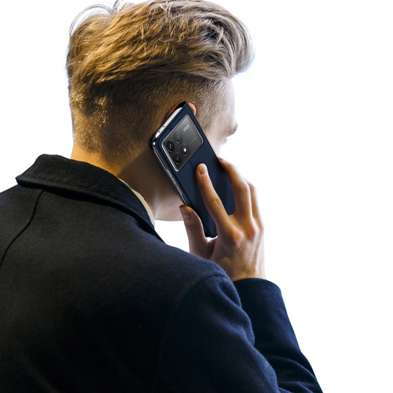 Dux Ducis Θήκη για Xiaomi Poco F6 Pro, Skinpro, σκούρο μπλε