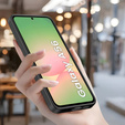 Θήκη για Samsung Galaxy A56 5G, Silicone Heart, μαύρη + σκληρό γυαλί 9H