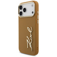 Θήκη Karl Lagerfeld Karl Script Logo – με μεταλλικά κουμπιά για iPhone 17 Pro Max