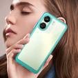 Θήκη για Xiaomi Redmi 13C / Poco C65, Fusion Hybrid, διαφανής / μπλε
