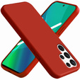 Θήκη για Samsung Galaxy S22 Ultra 5G, Silicone Lite, κόκκινη
